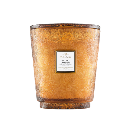 Baltic Amber 5 Wick Hearth Candle