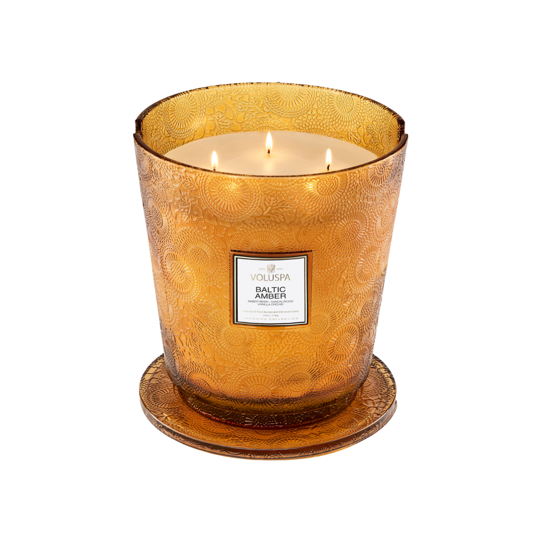 Baltic Amber 5 Wick Hearth Candle